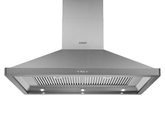 Dacor DHI482 48" Chimney Island Hood, Silver Stainless Steel
