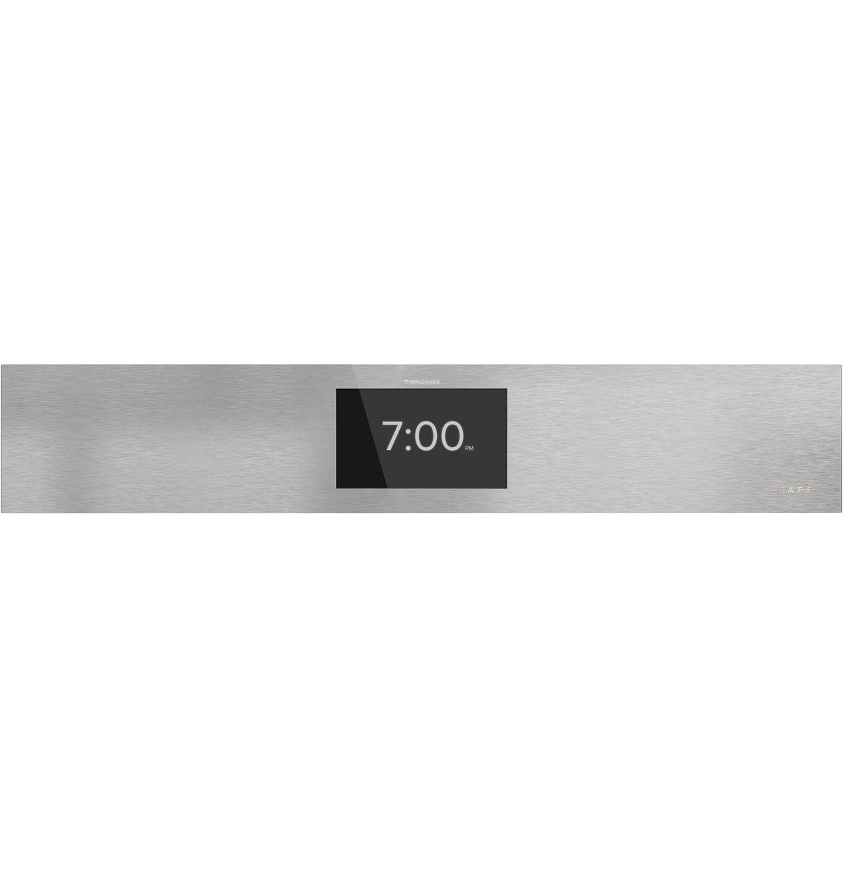 Cafe CTS70DM2NS5 CAF(EBACK)™ 30" Smart Single Wall Oven with Convection in Platinum Glass