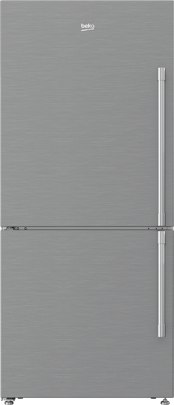 30" Freezer Bottom Stainless Steel Refrigerator with Auto Ice Maker (Left Hinge)