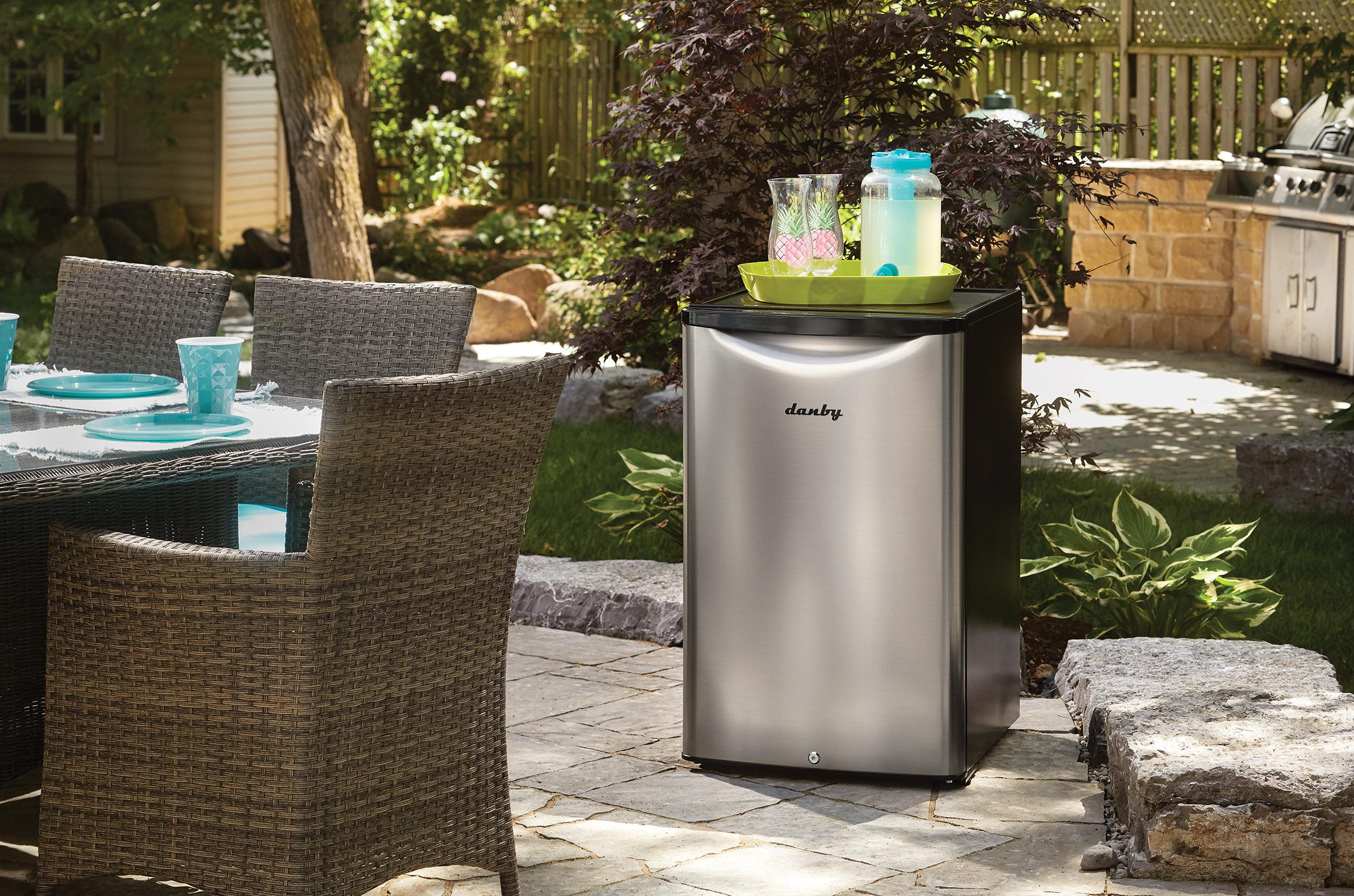 Danby 4.4 cu. ft. Outdoor Fridge in Stainless Steel