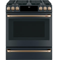 Cafe CXFCGHKPMBZ CAF(EBACK)™ Front Control Gas Knobs and Handles - Brushed Bronze