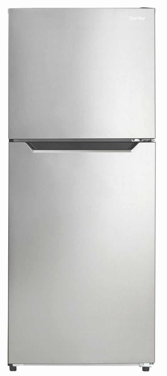 DFF101B1BSLDB Danby 10.1 cu. ft. Top Mount Apartment Size Fridge in Stainless Steel Look