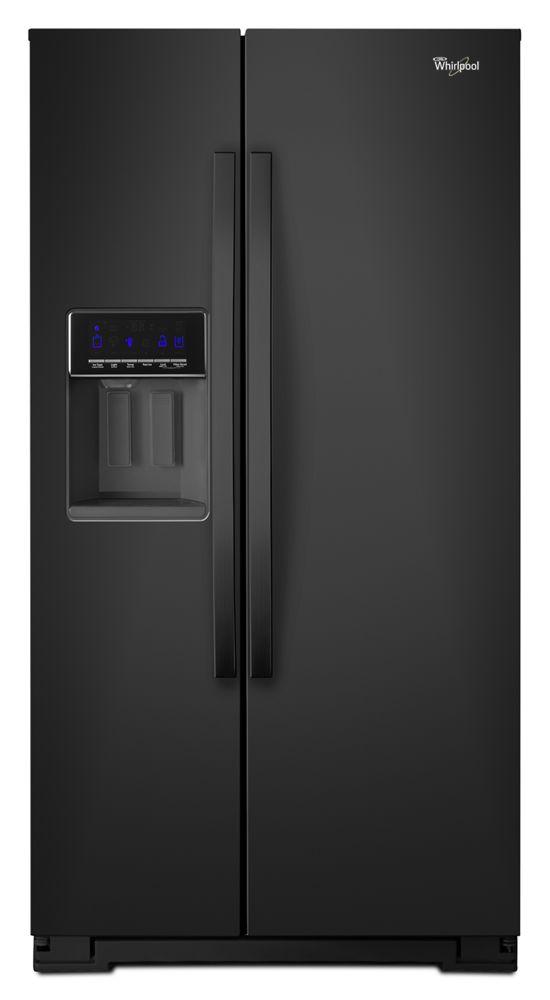 Whirlpool 36-inch Wide Side-by-Side Refrigerator with Temperature Control - 26 cu. ft.