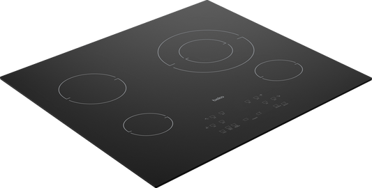 Beko ECTM24102 24" Built-In Electric Cooktop with 4 Burners and Touch Control