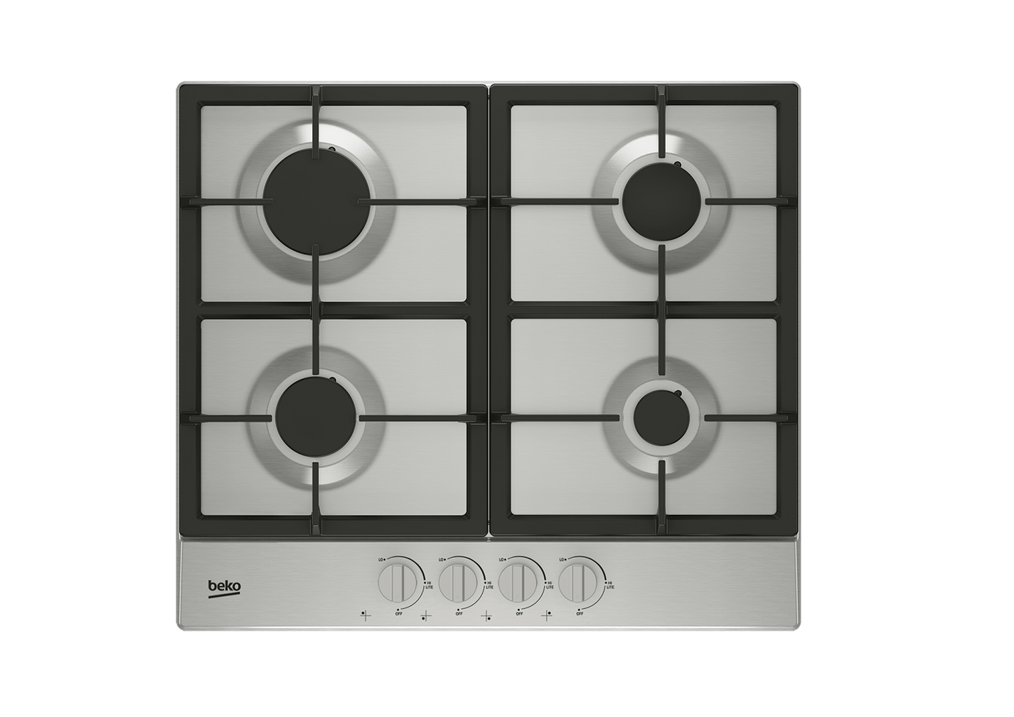 Beko BCTG24400SS 24" Built-In Gas Cooktop with 4 Burners
