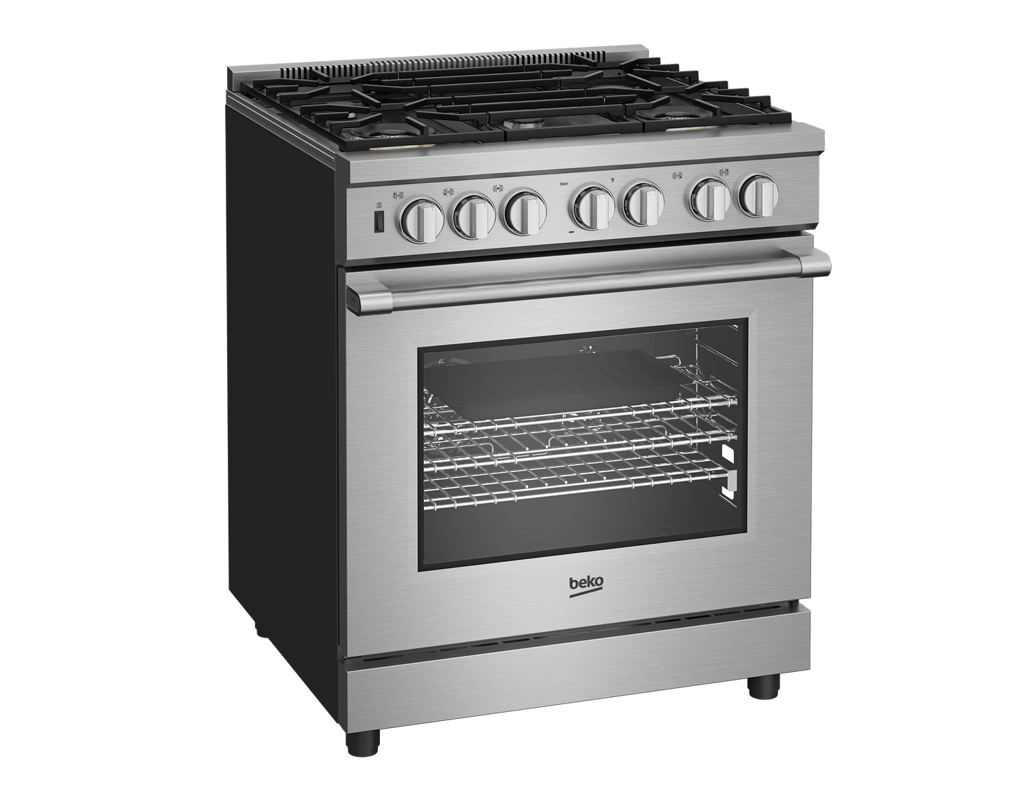 Beko PRGR34552SS 30" Stainless Steel Pro-Style Gas Range