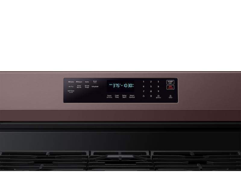 Samsung NX60A6711ST 6.0 cu. ft. Smart Freestanding Gas Range with No-Preheat Air Fry, Convection+ & Stainless Cooktop in Tuscan Stainless Steel