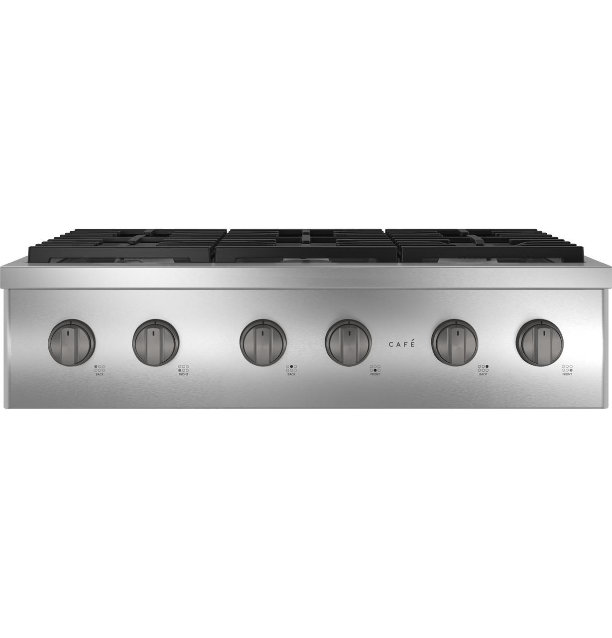 Cafe CGU366P2TS1 CAF(EBACK)™ 36" Commercial-Style Gas Rangetop with 6 Burners (Natural Gas)