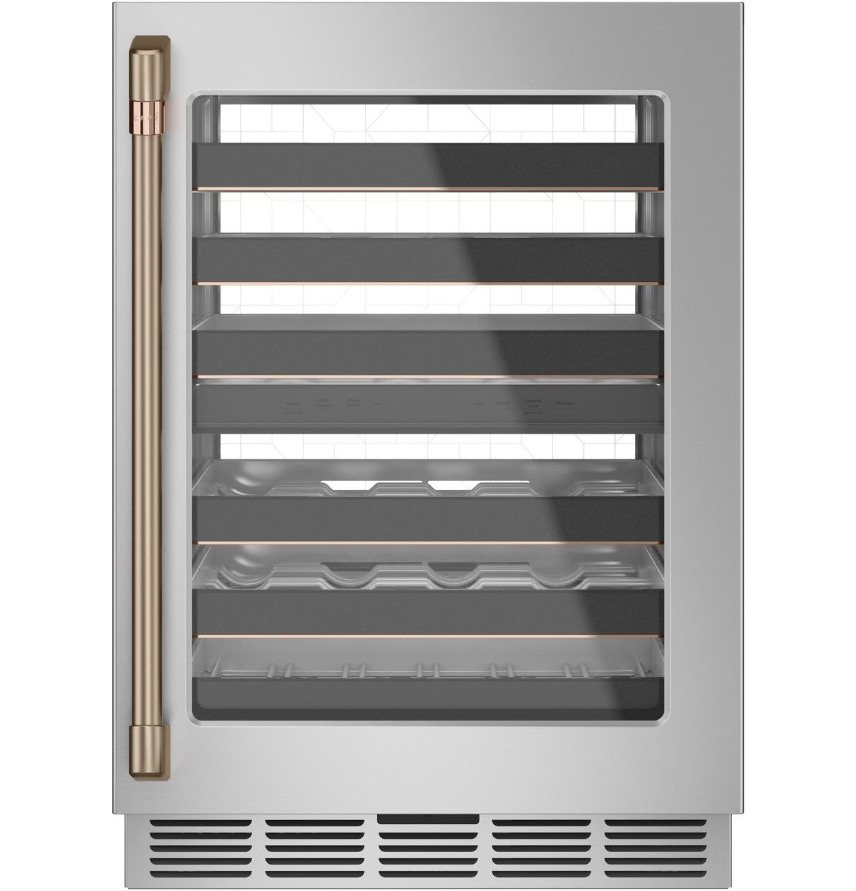 Cafe CXQW1H1PPBZ CAF(EBACK)™ Undercounter Handle Kit - Brushed Bronze