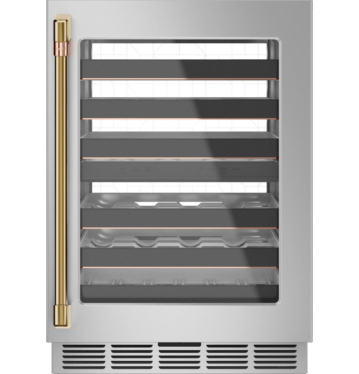 Cafe CXQW1H1PPCG CAF(EBACK)™ Undercounter Handle Kit - Brushed Brass