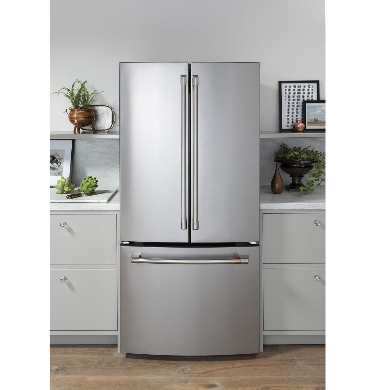 Cafe CWE19SP2NS1 CAF(EBACK)™ ENERGY STAR® 18.6 Cu. Ft. Counter-Depth French-Door Refrigerator