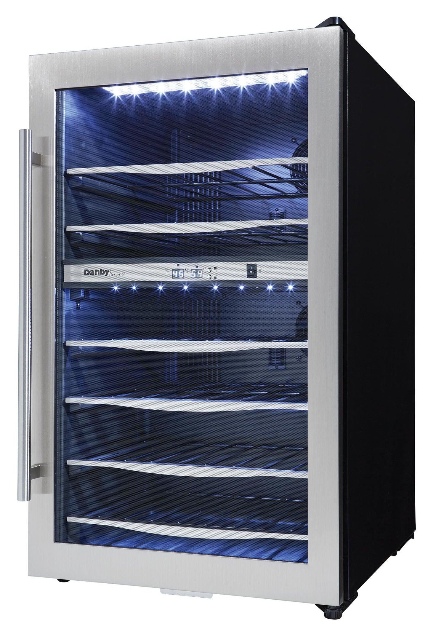 DWC040A3BSSDD Danby 38 Bottle Free-Standing Wine Cooler in Stainless Steel