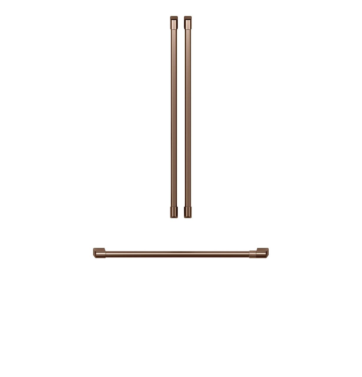 Cafe CXLB3H3PMCU CAF(EBACK)™ Refrigeration Handle Kit - Brushed Copper