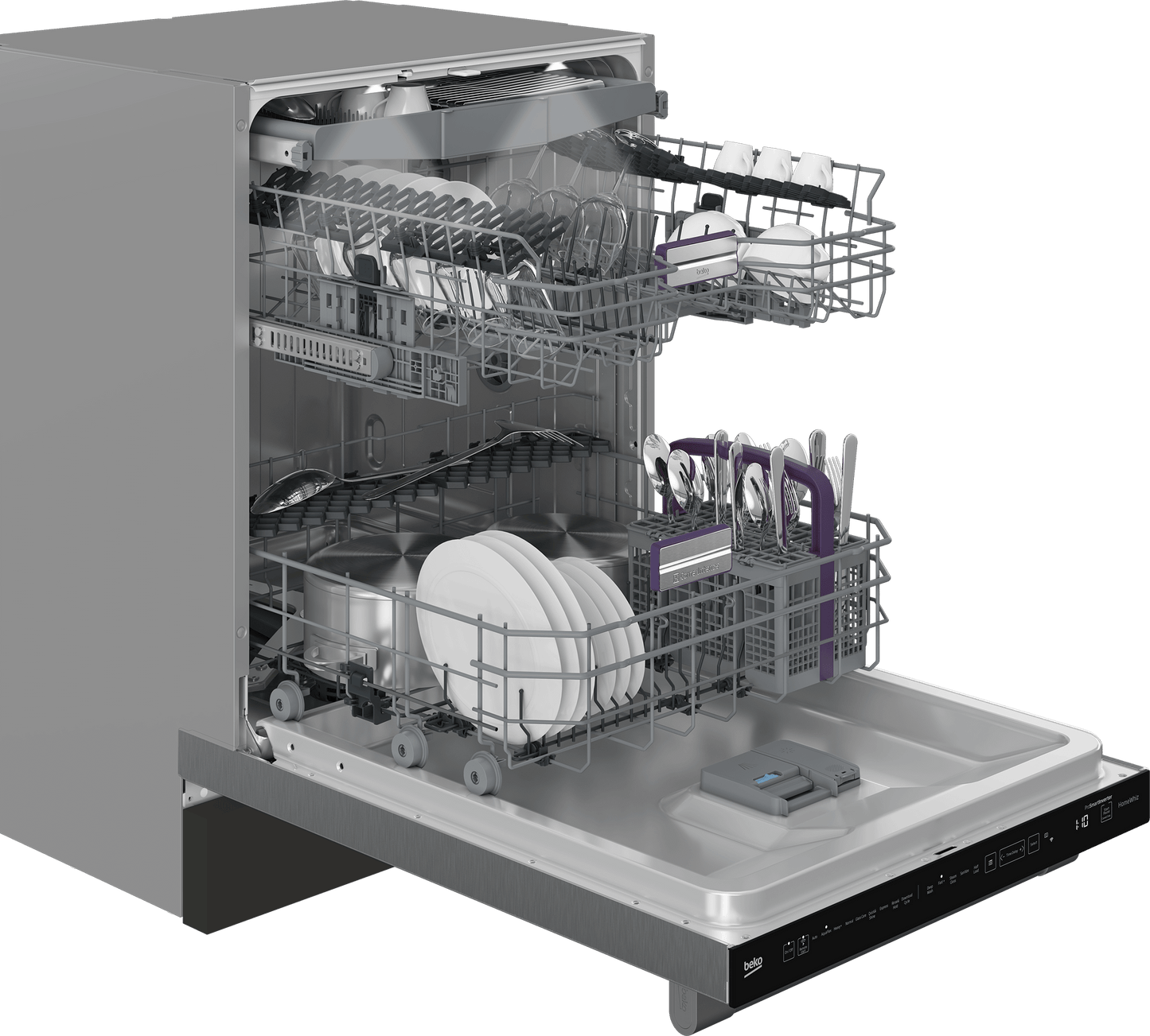 Beko DDT39434X Tall Tub Dishwasher with (16 place settings, 39.0