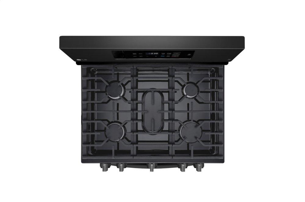Lg LRG3194BM 5.4 cu. ft. Gas Single Oven Range with Fan Convection and EasyClean®