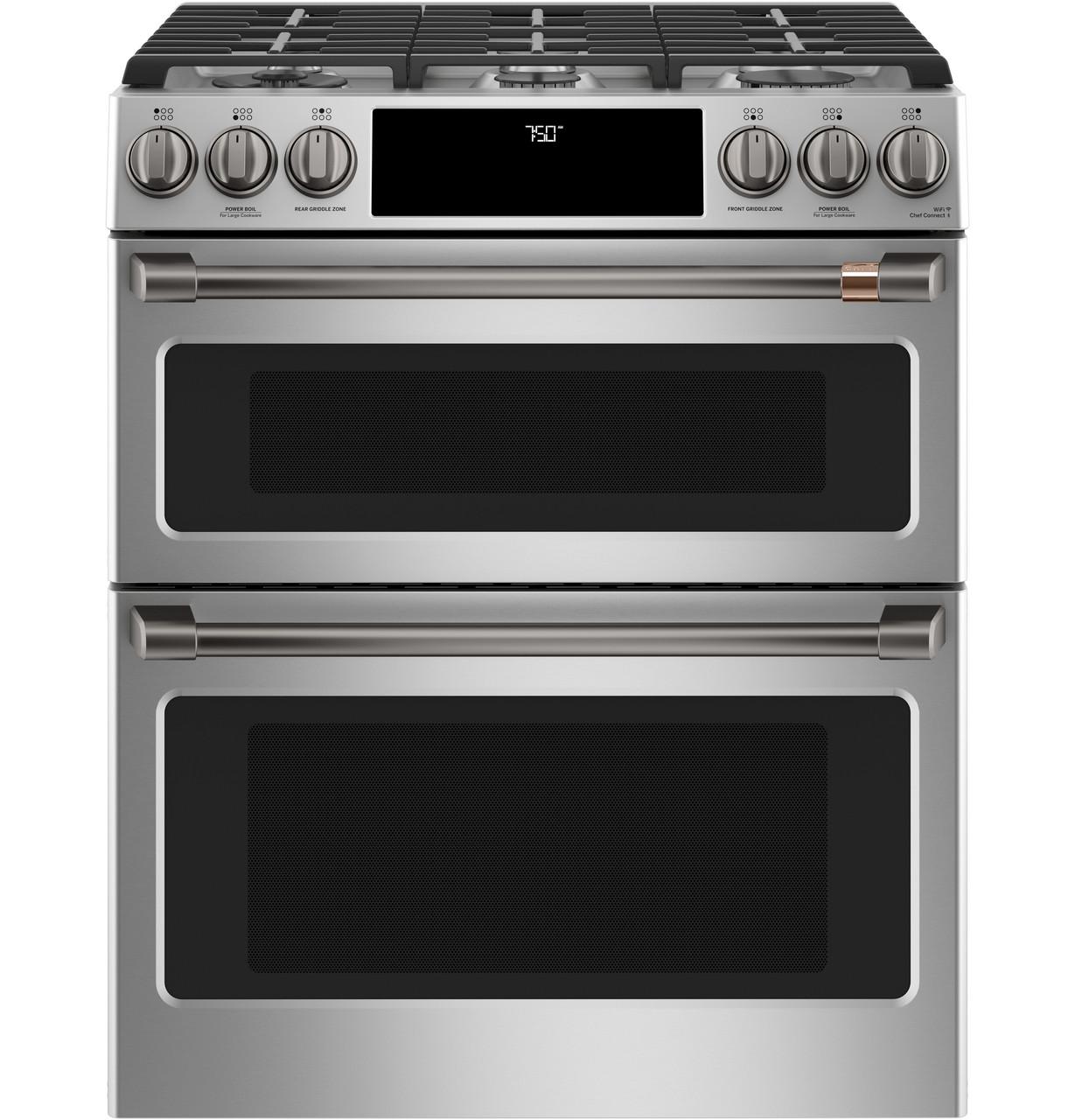Cafe CXFCGHKPMBT CAF(EBACK)™ Front Control Gas Knobs and Handles - Brushed Black