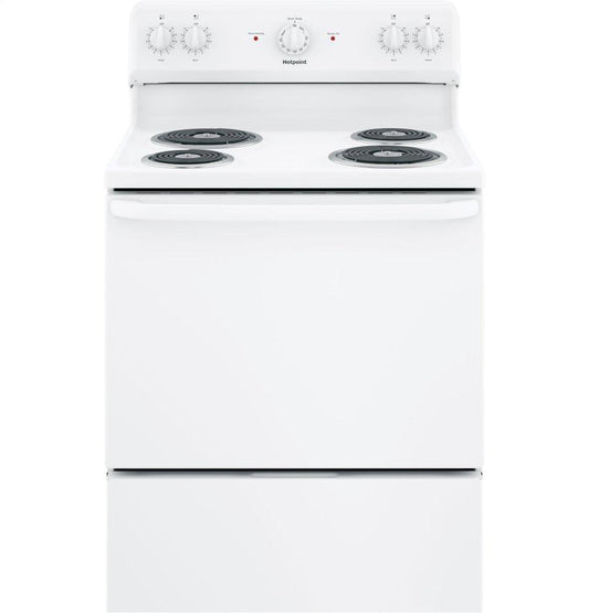RBS160DMWW Hotpoint® ENERGY STAR® 30" Free-Standing Electric Range