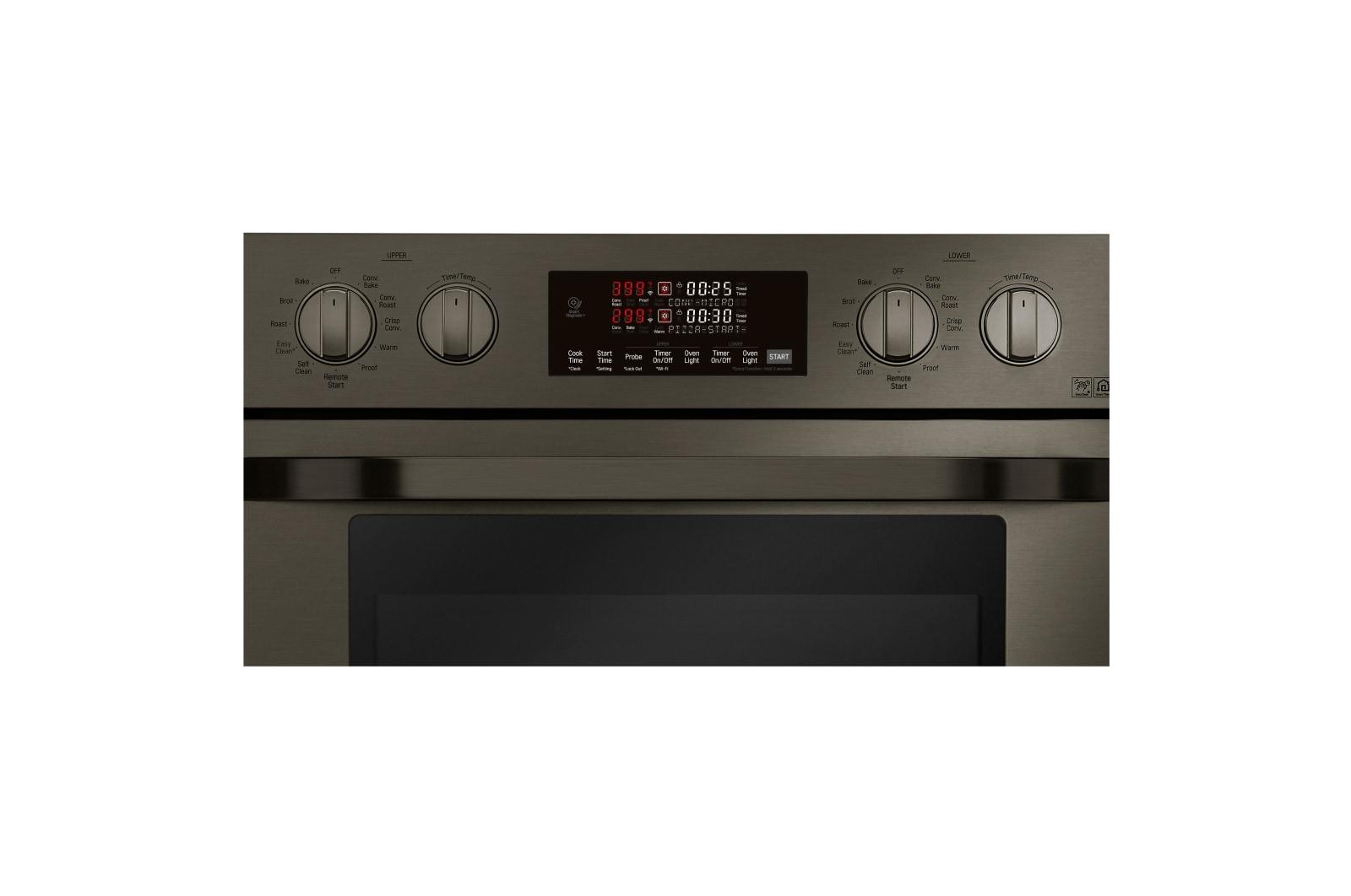 LG STUDIO 4.7 cu. ft. Smart wi-fi Enabled Double Built-In Wall Oven