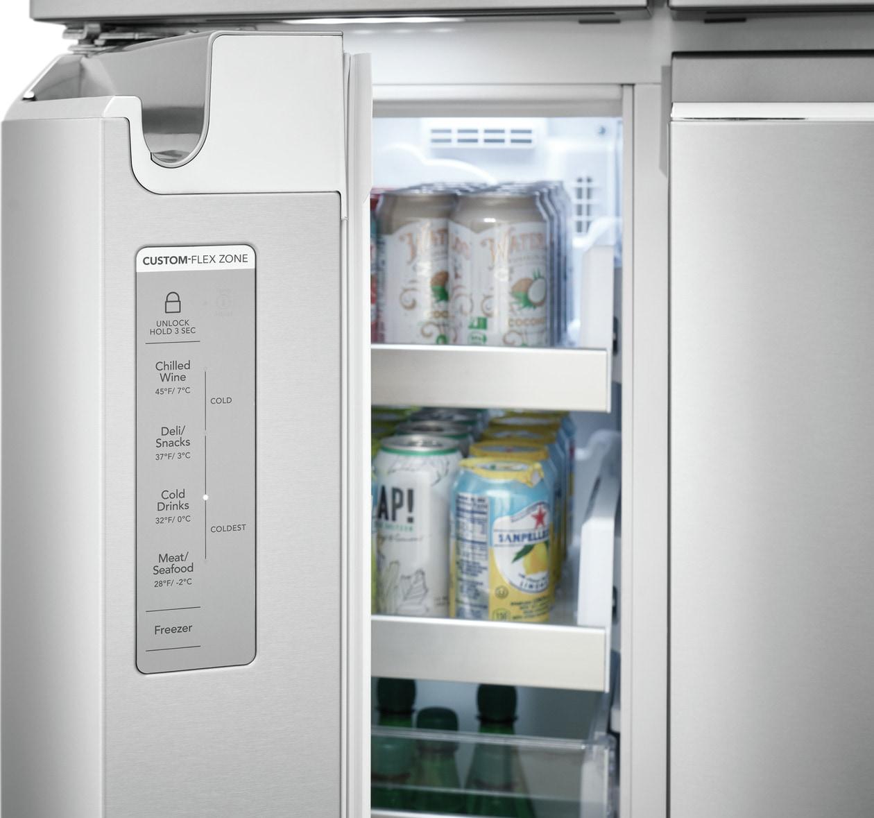 Frigidaire GRQC2255BF 22 Cu. Ft. Counter-Depth 4-Door Refrigerator