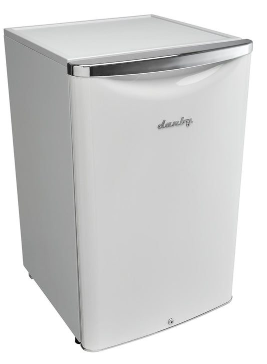 DAR044A6PDB Danby 4.4 cu. ft. Retro Compact Fridge in Pearl White