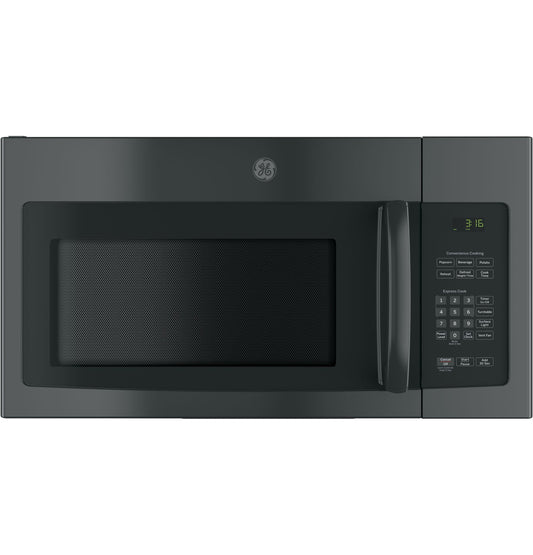 JNM3163DJBB GE® 1.6 Cu. Ft. Over-the-Range Microwave Oven with Recirculating Venting