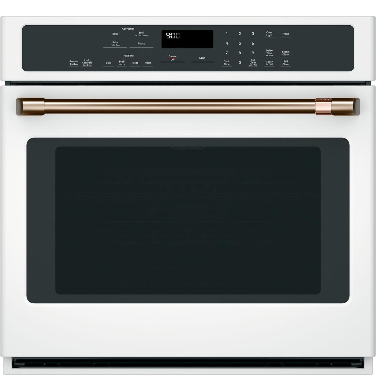 Cafe CXWS0H0PMBZ CAF(EBACK)™ 30" Single Wall Oven Handle - Brushed Bronze