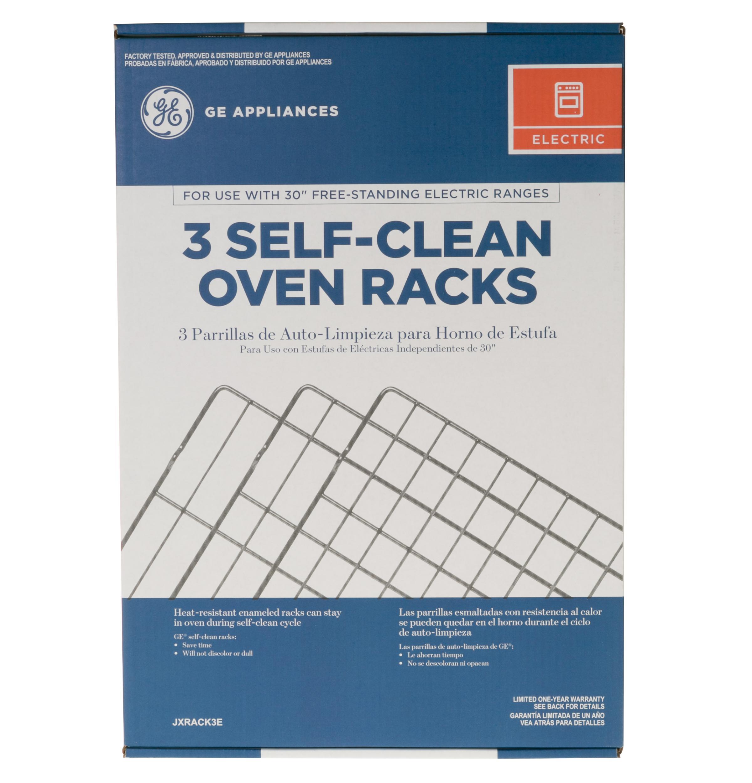 JXRACK3E GE® SELF-CLEAN OVEN RACKS (3PK) - FOR ELECTRIC RANGES
