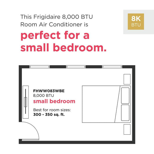Frigidaire 8,000 BTU Connected Window-Mounted Room Air Conditioner