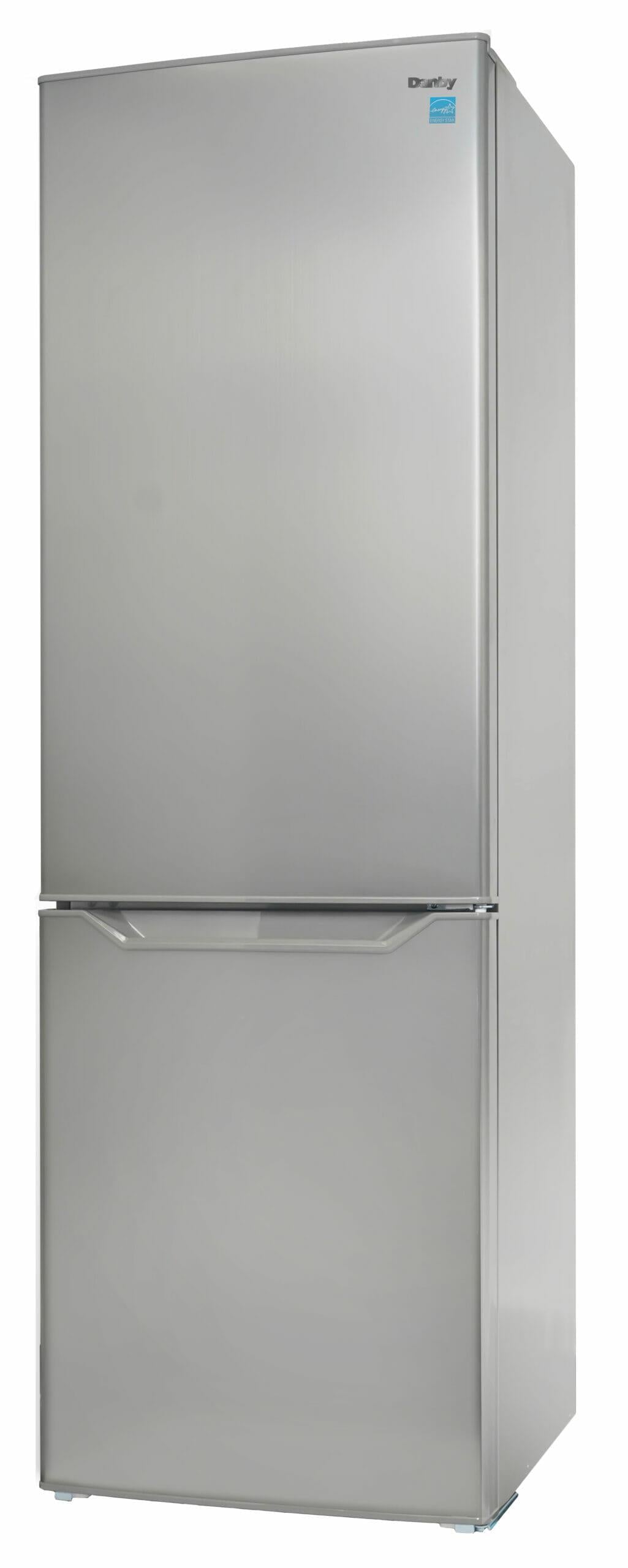 DBMF100B1SLDB Danby 10.3 cu. ft. Bottom Mount Apartment Size Fridge in Stainless Steel Look