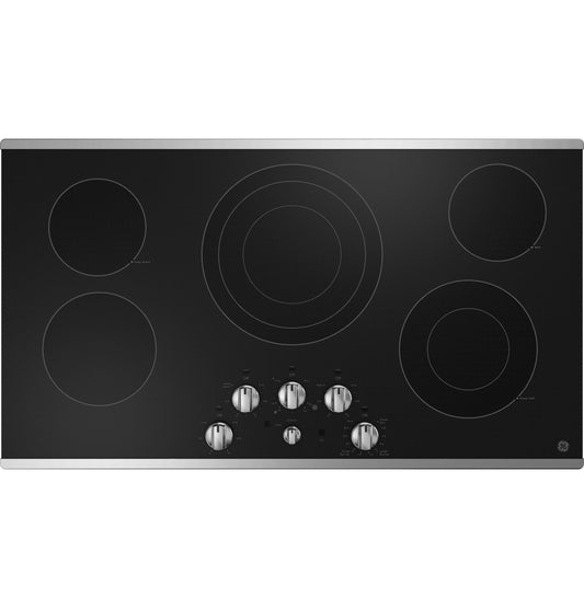 JEP5036STSS GE® 36" Built-In Knob Control Electric Cooktop