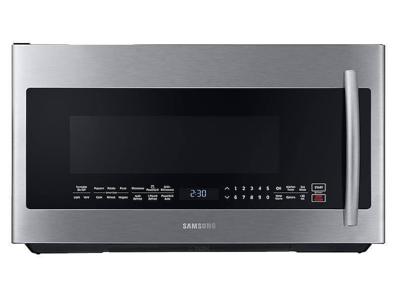 Samsung ME21K7010DS 2.1 cu. ft. Over The Range Microwave with PowerGrill and Ceramic Enamel Interior
