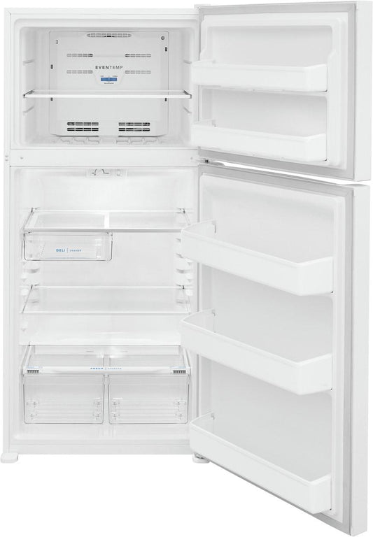 Frigidaire FFTR1835VW 18 Cu. Ft. Garage Ready Top Freezer Refrigerator