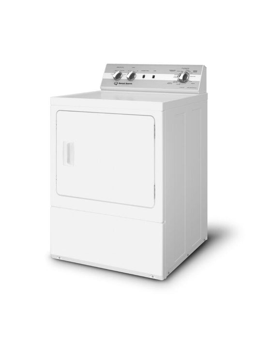 Speed Queen DC5003WE DC5 Sanitizing Electric Dryer with Extended Tumble  Reversible Door  5-Year Warranty