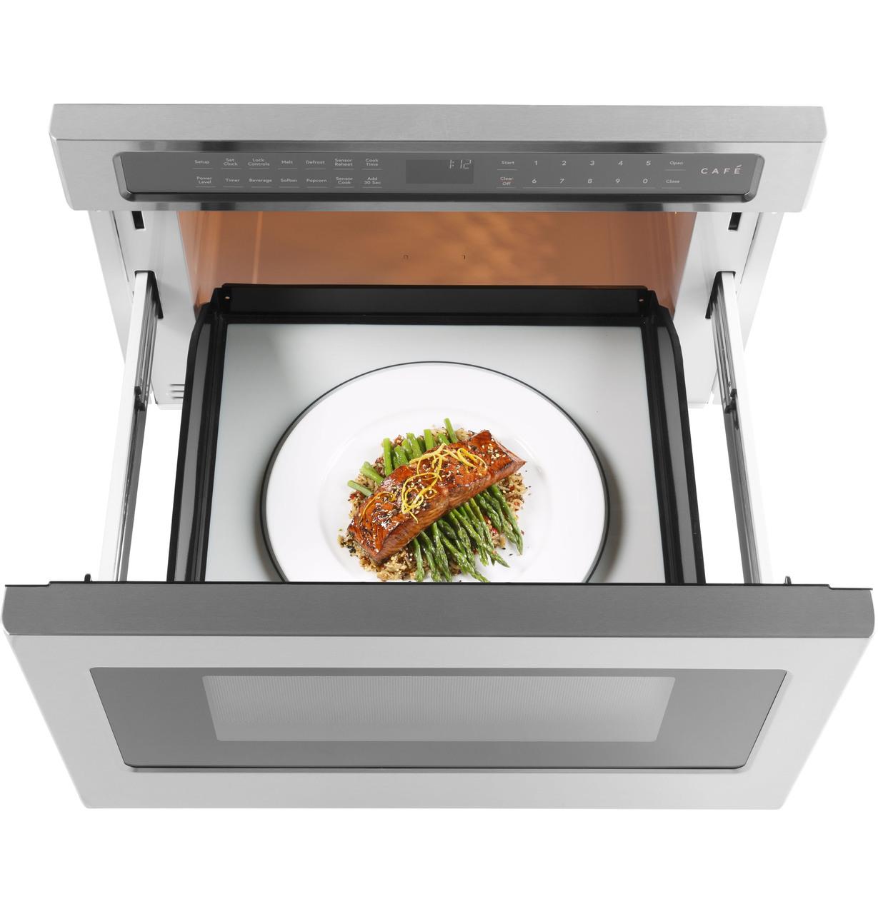 Cafe CWL112P2RS1 CAF(EBACK)™ Built-In Microwave Drawer Oven