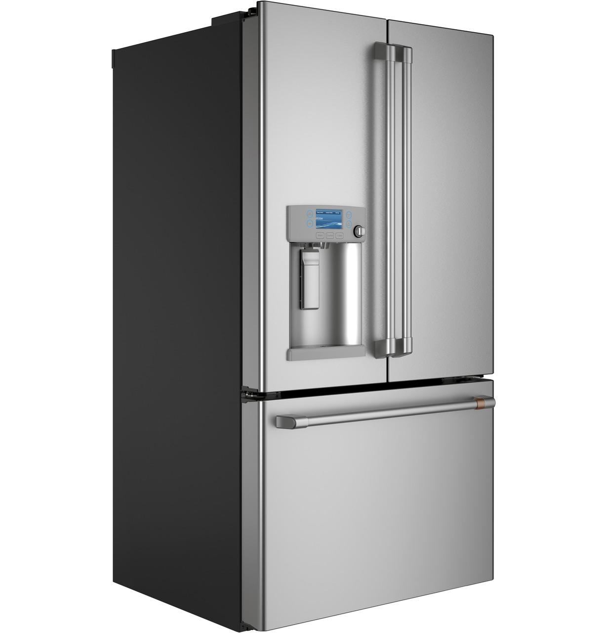 Cafe CFE28TP2MS1 CAF(EBACK)™ ENERGY STAR® 27.7 Cu. Ft. Smart French-Door Refrigerator with Hot Water Dispenser