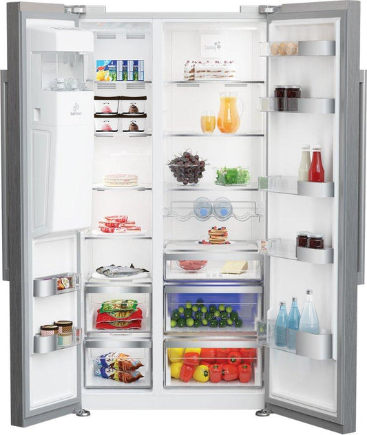 Blomberg Appliances BSBS2230SS 36" Counter Depth Side-by-Side Refrigerator