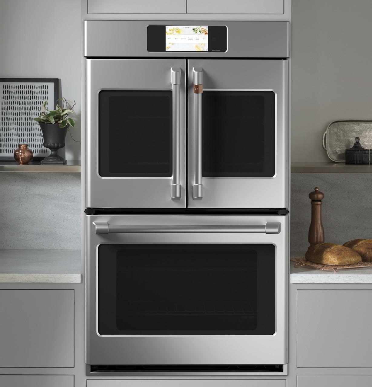 Cafe CTD90FP2NS1 CAF(EBACK)™ Professional Series 30" Smart Built-In Convection French-Door Double Wall Oven