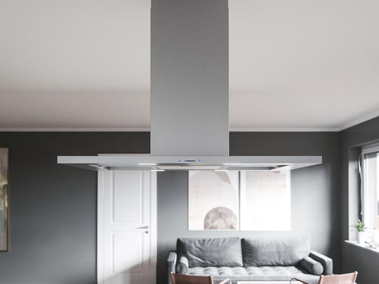 ZMDM90BS Modena, Island, 90cm, SS+Glass, LED, ACT