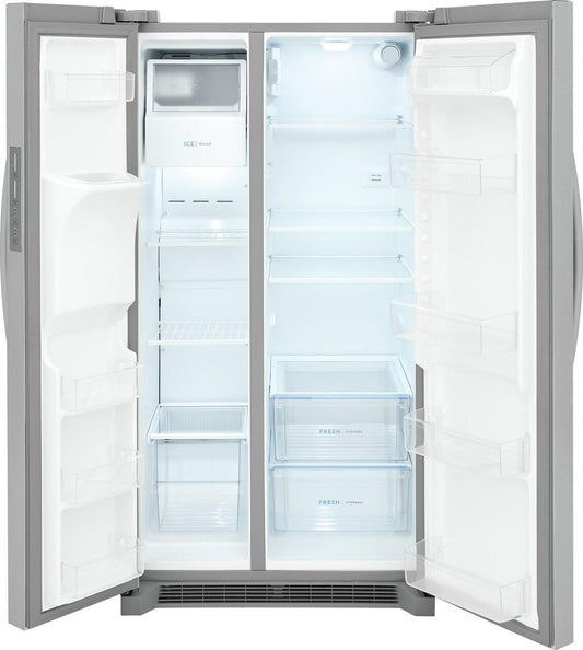 Frigidaire FRSS2623AS 26 Cu. Ft. 36" Standard Depth Side by Side Refrigerator