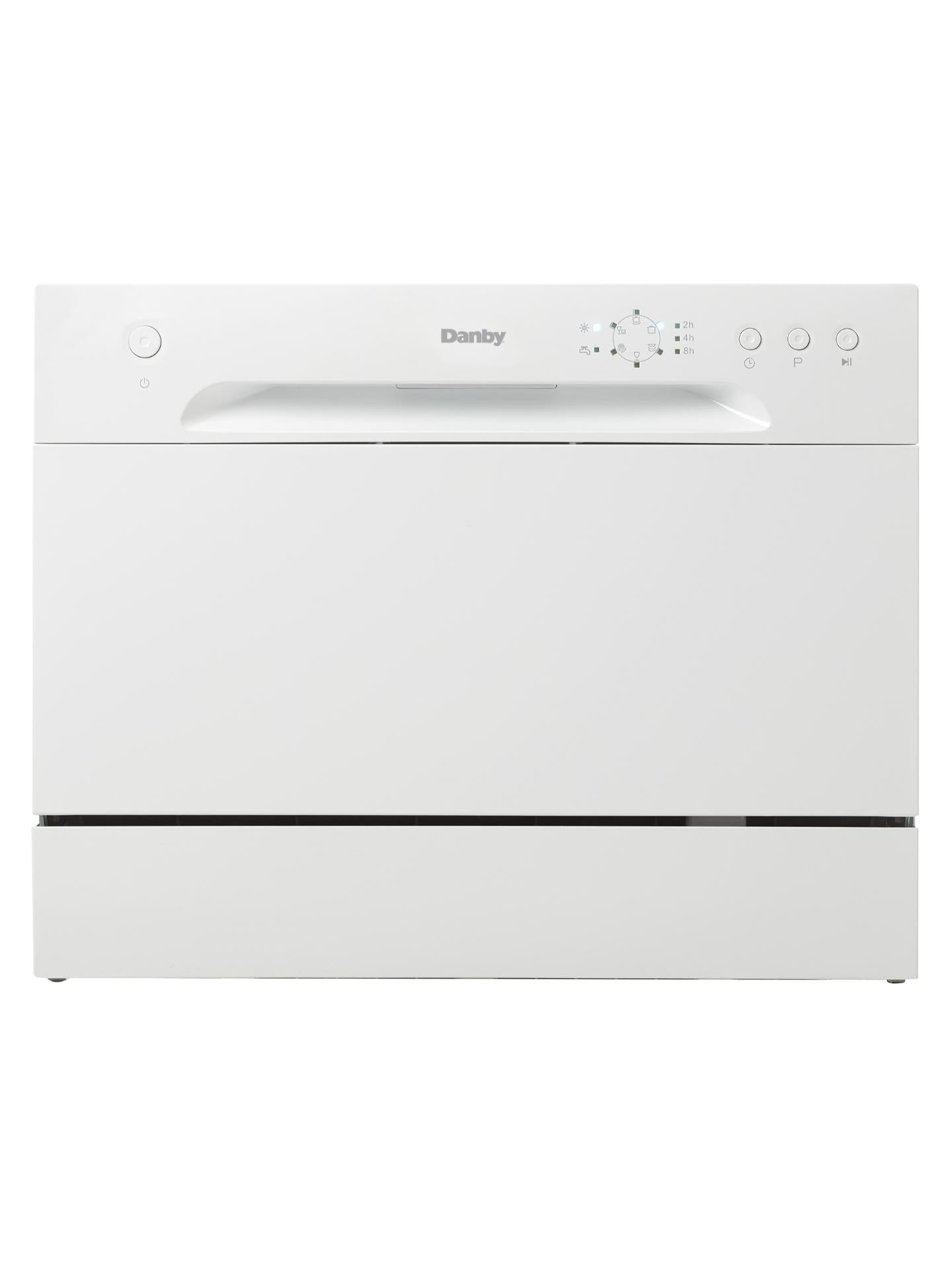 Danby 6 Place Setting Countertop Dishwasher in White - DDW621WDB