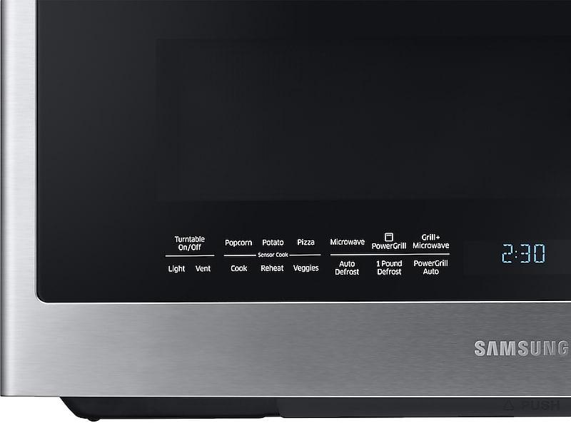 Samsung ME21K7010DS 2.1 cu. ft. Over The Range Microwave with PowerGrill and Ceramic Enamel Interior