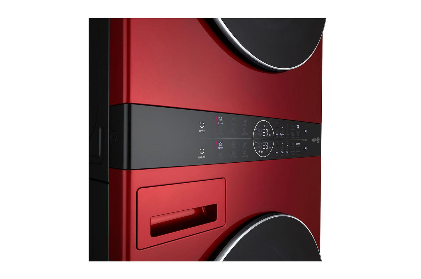 Lg Single Unit Front Load LG WashTower™ with Center Control™ 4.5 cu. ft. Washer and 7.4 cu. ft. Gas Dryer