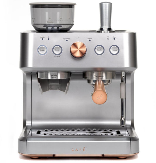 Cafe C7CESAS2RS3 CAF(EBACK)™ BELLISSIMO Semi Automatic Espresso Machine + Frother