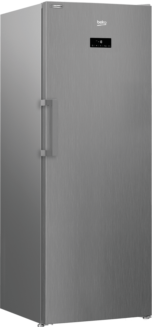 Beko BUFR2715SSIM 28" Manhattan Stainless Steel Upright Freezer with Auto Ice Maker