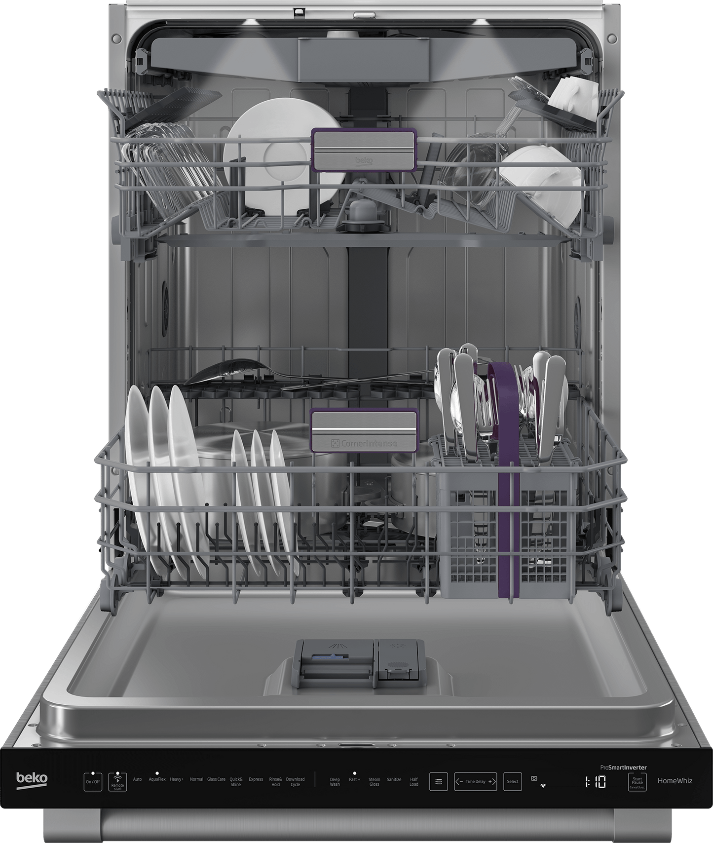 Beko DDT39434X Tall Tub Dishwasher with (16 place settings, 39.0