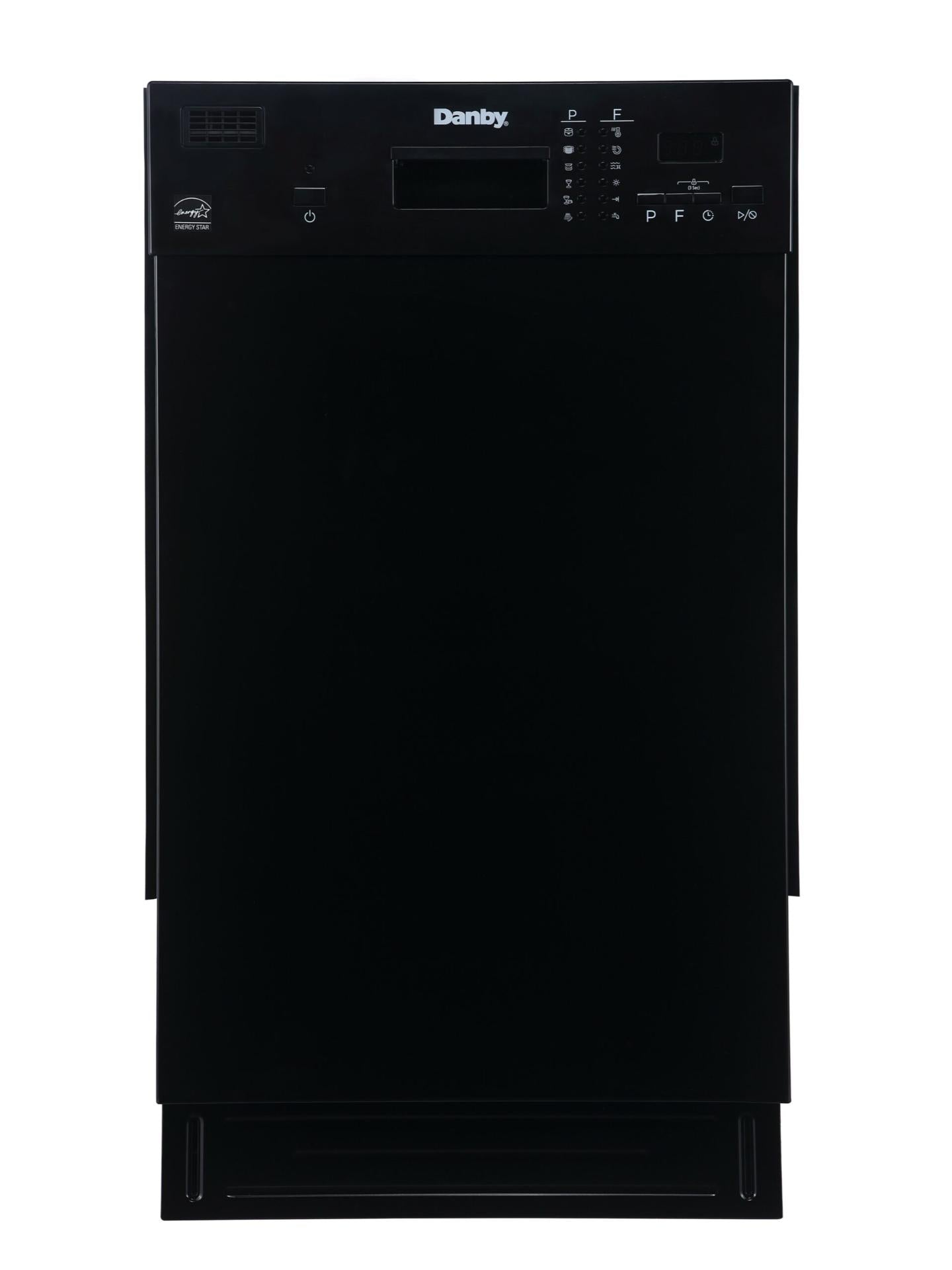 Danby 18" Wide Built-in Dishwasher in Black