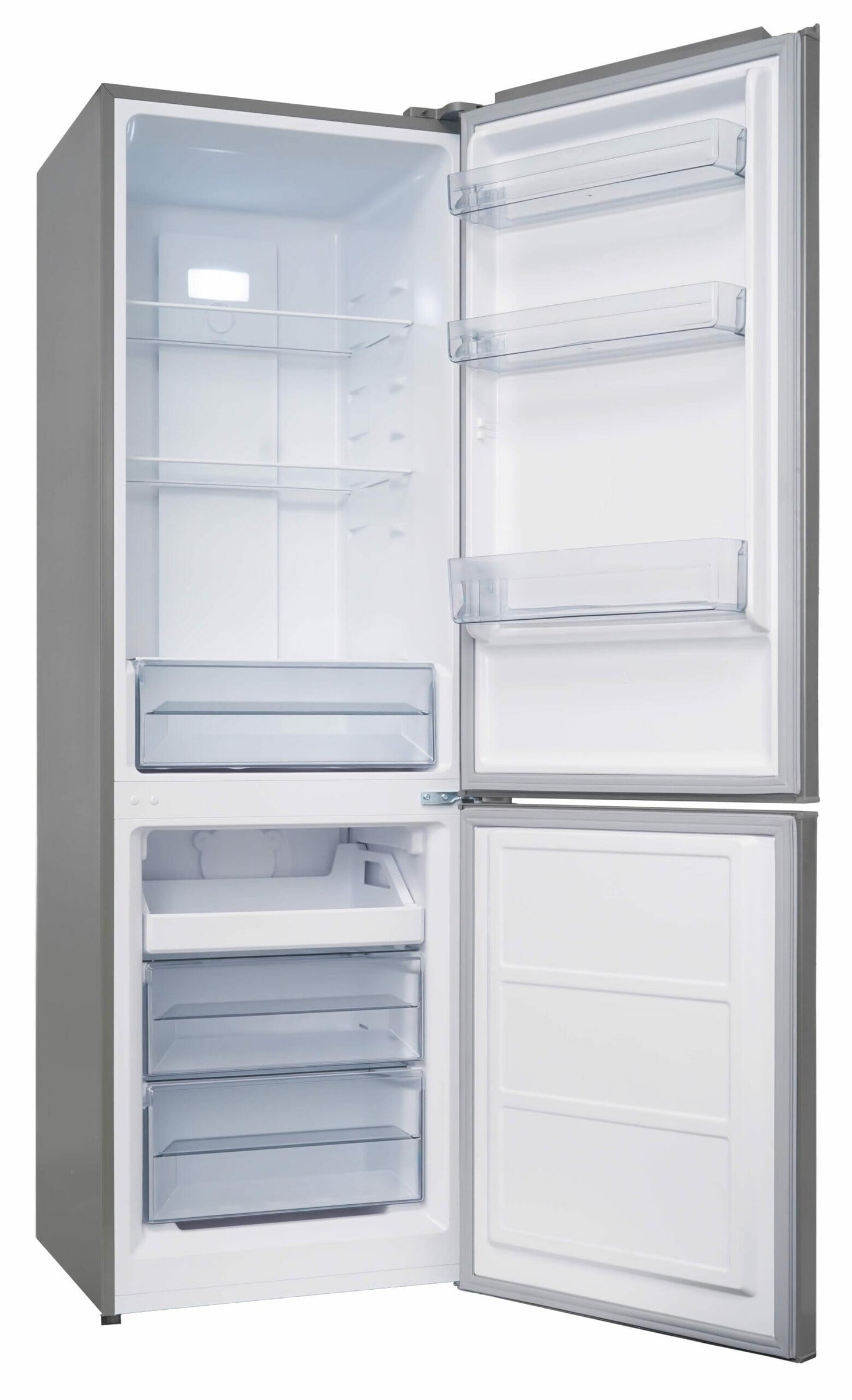 DBMF100B1SLDB Danby 10.3 cu. ft. Bottom Mount Apartment Size Fridge in Stainless Steel Look