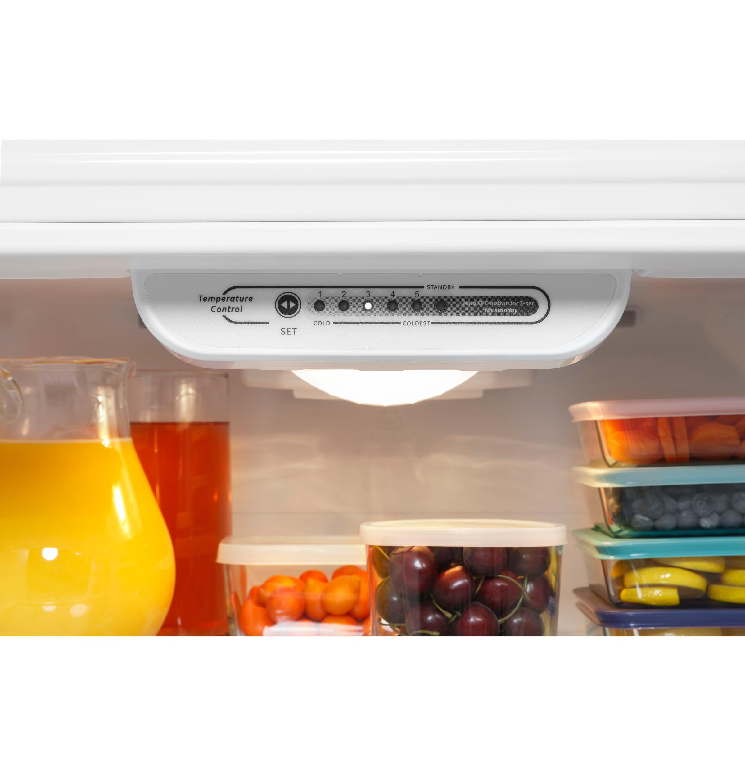GTE18MSRRSS GE® ENERGY STAR® 18.3 Cu. Ft. Top-Freezer Refrigerator