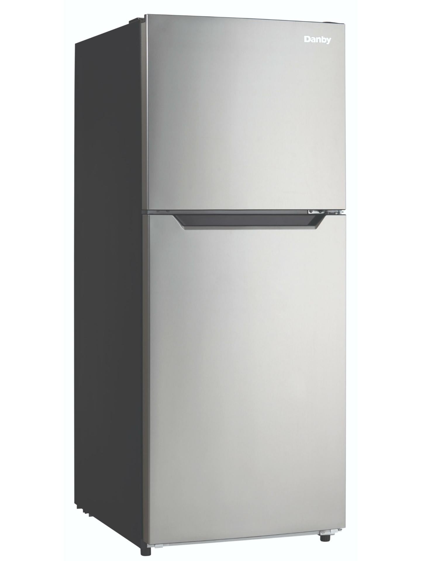 DFF101B1BSLDB Danby 10.1 cu. ft. Top Mount Apartment Size Fridge in Stainless Steel Look