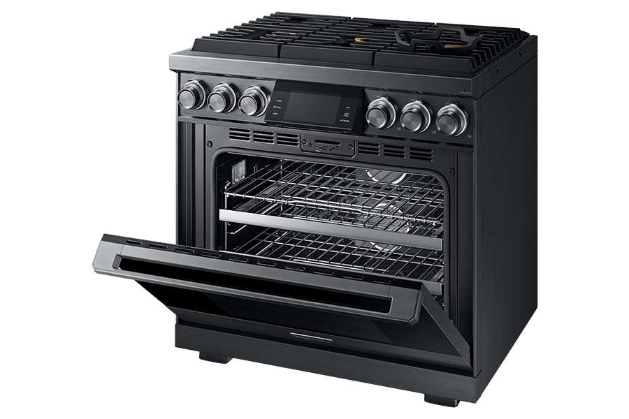 Dacor DOP36M96GPM 36" Pro Gas Range, Graphite Stainless Steel, Liquid Propane